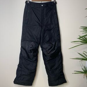 Rugged Bear | Black Insulated Winter Snow Ski Pants 14/16